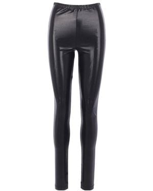 Junya Watanabe Shiny Jersey Leggings - Blue