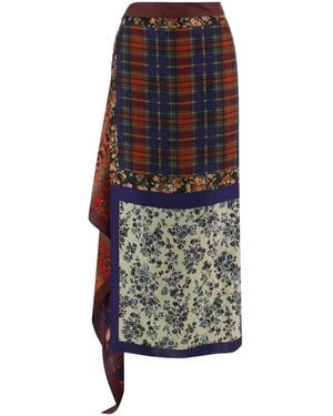 Dries Van Noten Printed Skirt - Multicolor