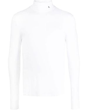 Raf Simons Hand-Print Long-Sleeve T-Shirt - White