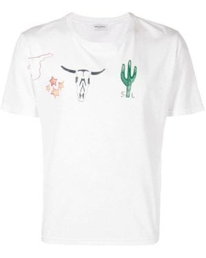 Saint Laurent Arizona T-Shirt - White
