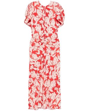 Victoria Beckham Midi Dresses - Red