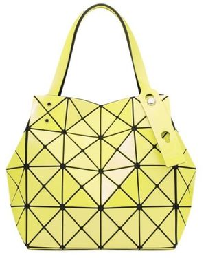 Issey Miyake Prism Tote Shoulder Bag - Yellow