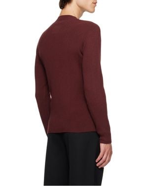 Lanvin V-Neck Sweater - Purple