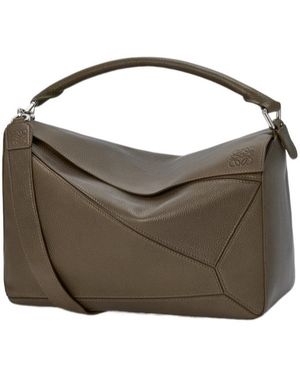 Loewe Large Puzzle Bag - Grey