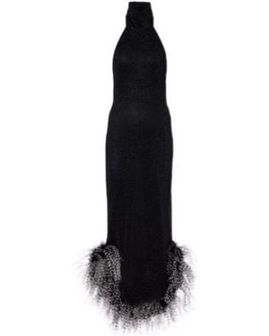 Oséree Halter Neck Dress - Black