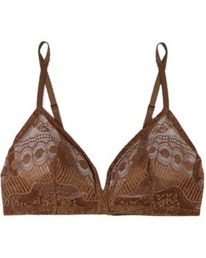 Eres Lace Bra - Brown