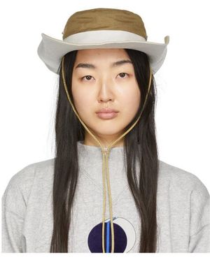 Isabel Marant Logo Sunshade Hat - White