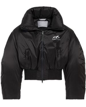 Balenciaga Bodies Cropped Puffer - Black