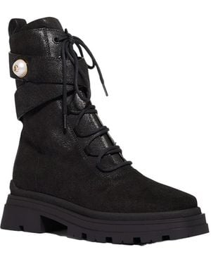 Jimmy Choo Lace-Up Boots - Black