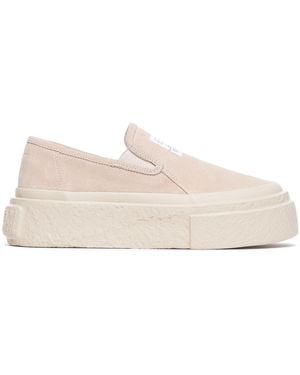 MM6 by Maison Martin Margiela Numbers Motif Sneakers - Natural