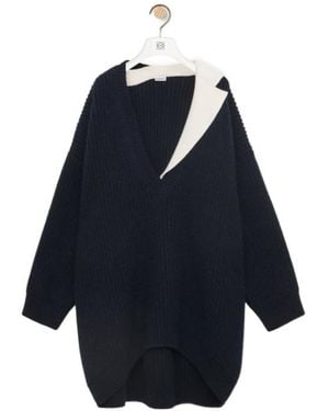 Loewe Oversized Jumper - Blue