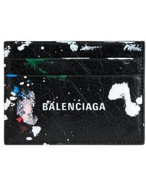 Balenciaga Cash Card Holder - Black