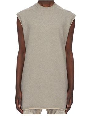 Rick Owens Concordians Tarp Tank Top - Brown