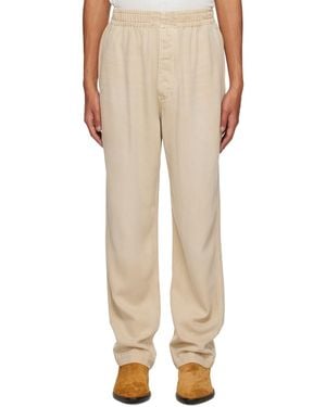 Isabel Marant High Waist Straight Leg Jeans - Natural