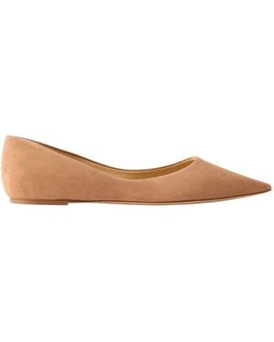 Gabriela Hearst Suede Ballet Flats - Brown