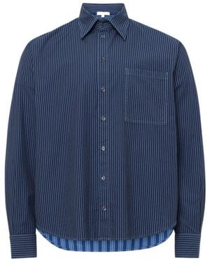JW Anderson Jw Anderson Patchwork Striped Shirt - Blue