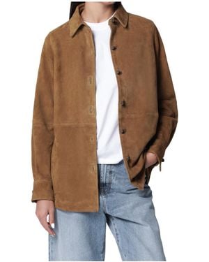 Rohe Long-Sleeved Casual Jacket - Brown