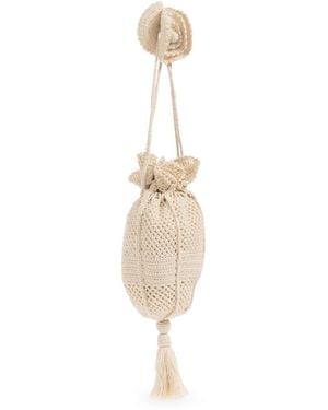 Ulla Johnson Drawstring Tote Bag - White