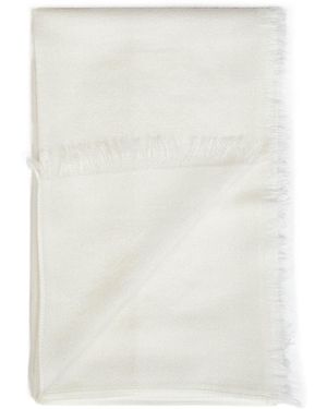 Brunello Cucinelli Tasseled Scarf - White