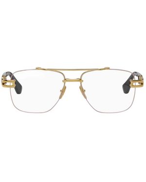 Dita Eyewear Logo Mirror Leg Flat Mirror - White