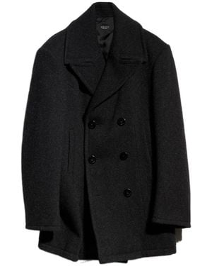 Gucci Double-Breasted Caban - Black