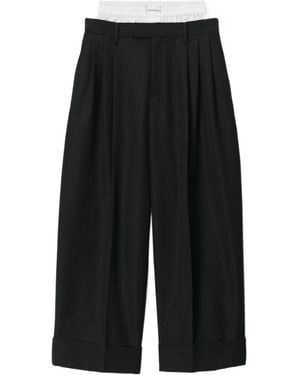 Alexander Wang Layered Tailored Pants - Black