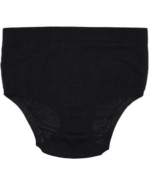 P.A.R.O.S.H. Ribbed-Trim Briefs - Black