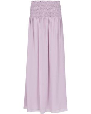 Emporio Armani Long Skirt - Purple