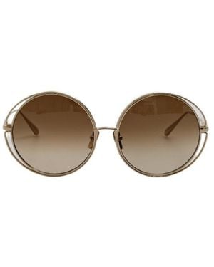 Linda Farrow Selene Round Sunglasses - Multicolour