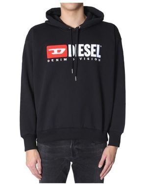 DIESEL Felpa Hoody - Black