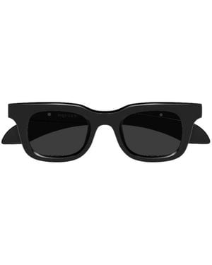 McQueen Eyewear Square Frame Sunglasses - White