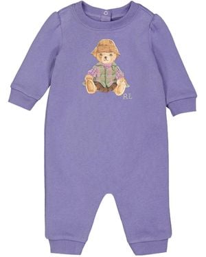 Polo Ralph Lauren Printed Jumpsuit - Blue