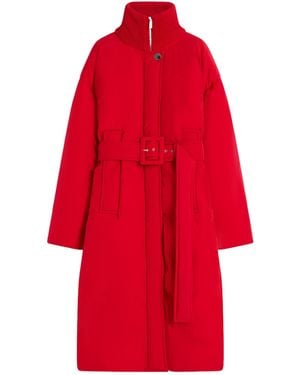 Sportmax Long-Sleeved Cotton Jacket - Red