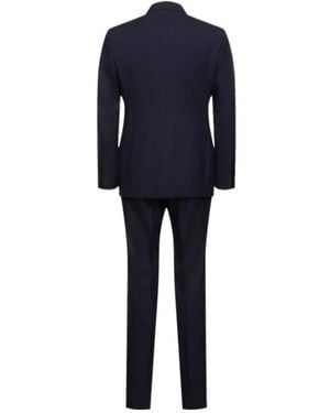 Tom Ford Wool Single Breasted Suit - Blue