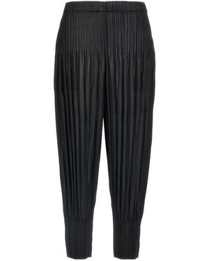 Pleats Please Issey Miyake Pleated Trousers - Grey