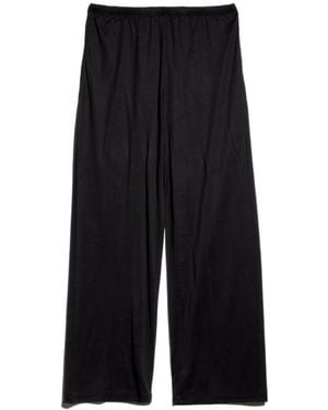 Gucci Light Silk Jersey Sportswear Pants - Black