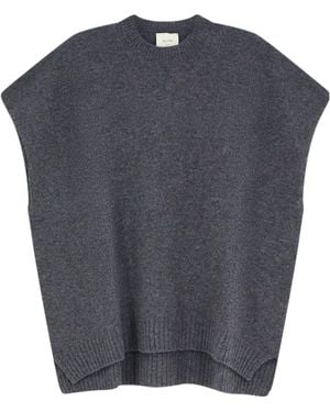 Alysi Crew-Neck Sweater - Blue