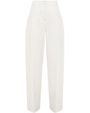 Blugirl Blumarine Casual Trousers With Belt Loops - White
