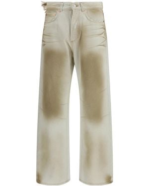 Magliano Flattone Two-Tone Jeans - Grey