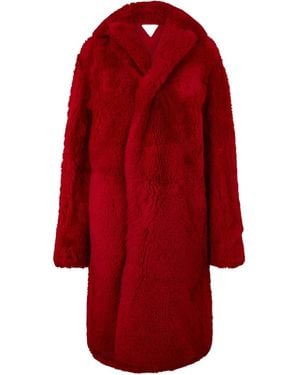 Bottega Veneta Textured Structured Teddy Coat