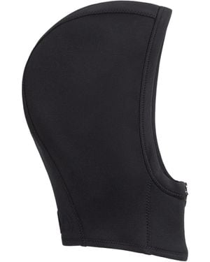 Valentino Vlogo Embossed Knitted Balaclava - Black