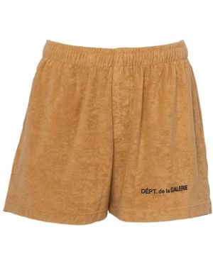 GALLERY DEPT. Elastic-Waist Shorts - Brown