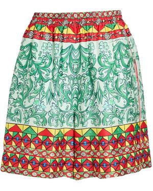 Dolce & Gabbana Printed Shorts - Green