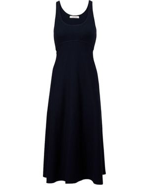 Dorothee Schumacher Rib Romance Cotton-Blend Midi Dress - Blue