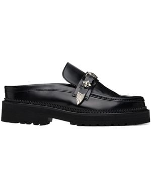 Toga Virilis Round Toe Loafers - Black