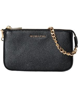 MICHAEL Michael Kors Signature Chain Clutch Bag - Black