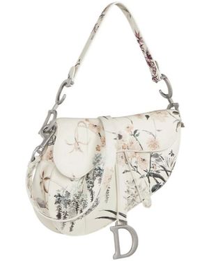 Dior Saddle Shoulder Bag - White