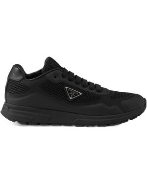 Prada Prax 2.0 Fabric And Mesh Sneakers - Black