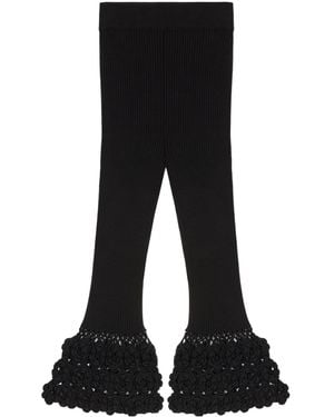Ganni Crochet Trousers - Black