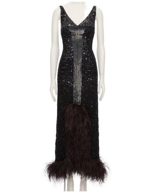 Valentino Suspender Dress - Black